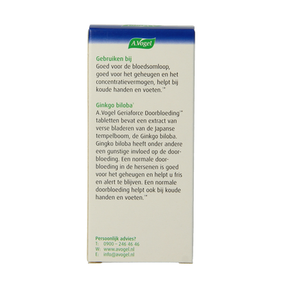 A Vogel Geriaforce doorbloeding 200.00 Tabletten