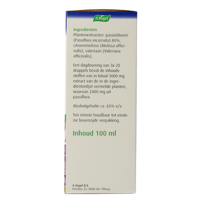 A Vogel Passiflora rustgevende druppels 100.00 Milliliter
