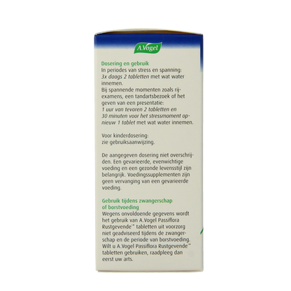 A Vogel Passiflora rustgevende tabletten 200.00 Tabletten