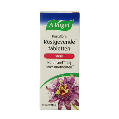 A Vogel Passiflora rustgevende tabletten sterk 30.00 Tabletten