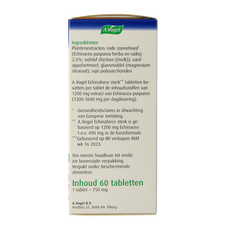A Vogel Echinaforce tabletten sterk 60.00 Tabletten