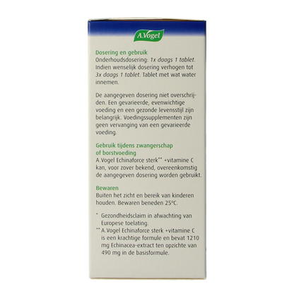 A Vogel Echinaforce sterk + vitamine C 45.00 Tabletten