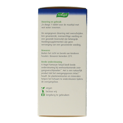 A Vogel Famosan overgang totaal 60.00 Tabletten