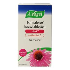 A Vogel Echinaforce kauwtablet sterk + vitamine C 60 Kauwtabletten