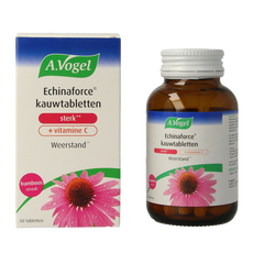A Vogel Echinaforce kauwtablet sterk + vitamine C 60 Kauwtabletten