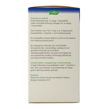 A Vogel Echinaforce kauwtablet sterk + vitamine C 60.00 Kauwtabletten