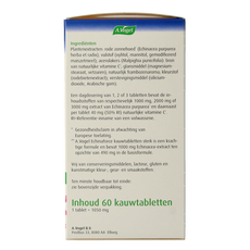 A Vogel Echinaforce kauwtablet sterk + vitamine C 60 Kauwtabletten
