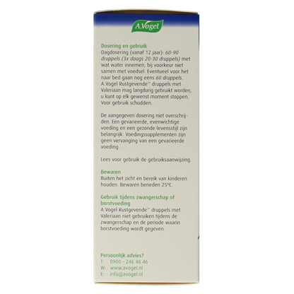 A Vogel Rustgevende druppels valeriaan 50.00 Milliliter