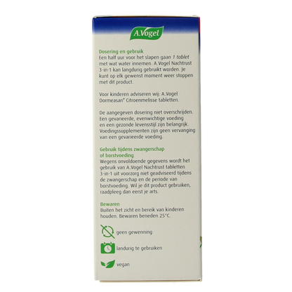 A Vogel Dormeasan nachtrust 3-in-1 30.00 Tabletten