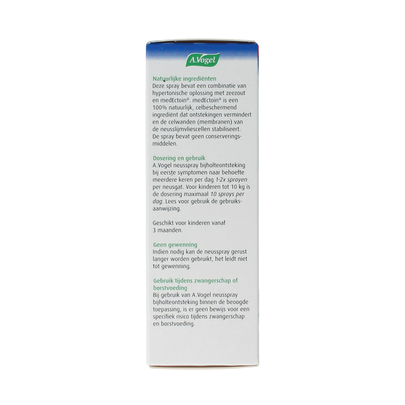 A Vogel Neusspray bijholte eerste symptomen 20 Milliliter