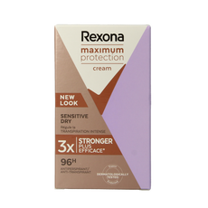 Rexona Deodorant stick women max prot sensitive 45.00 Milliliter