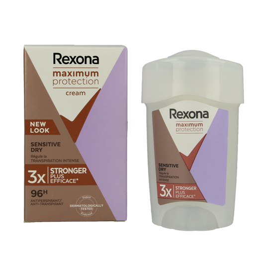 Rexona Deodorant stick women max prot sensitive 45 Milliliter