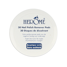 Herome Nagel caring remover pad 30.00 Stuks