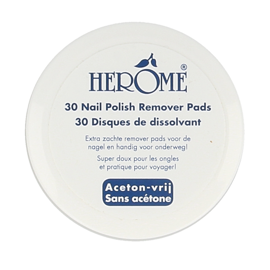 Herome Nagel caring remover pad 30 Stuks