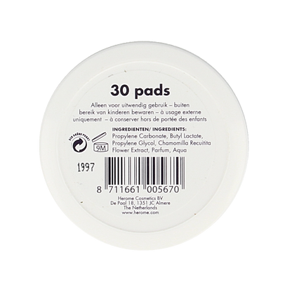 Herome Nagel caring remover pad 30.00 Stuks