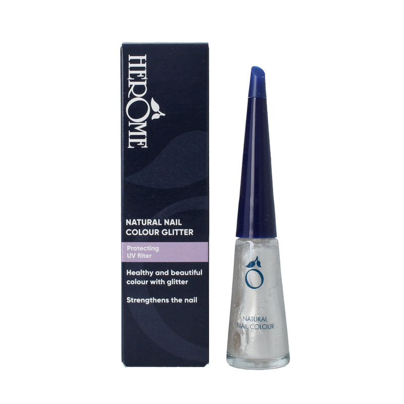 Herome Natural nail colour glitter 10 Milliliter