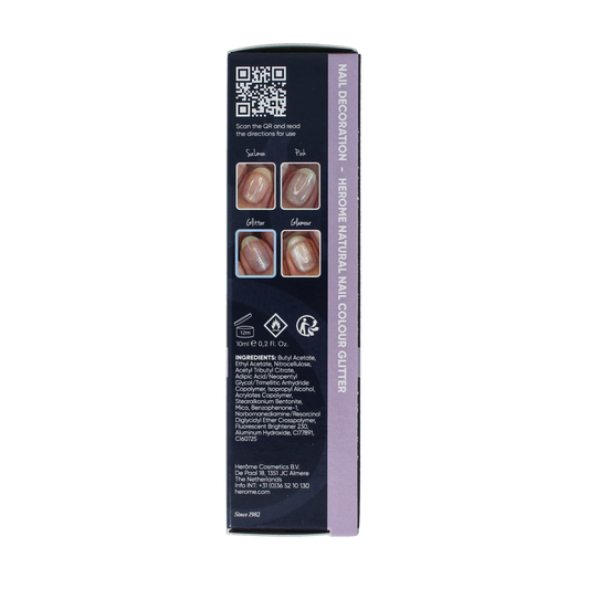 Herome Natural nail colour glitter 10.00 Milliliter