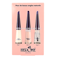 Herome French manicure set pink 3 x 10ml 1 Set