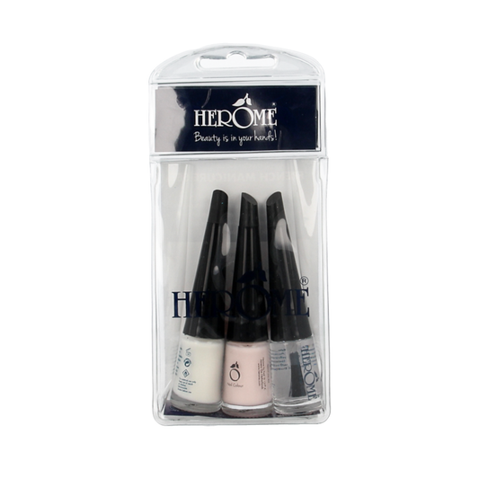 Herome French manicure set mini 3 x 4 ml 1 Set