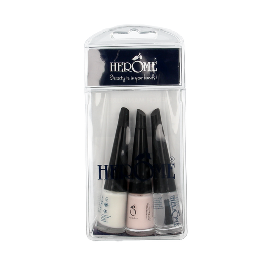 Herome French manicure set mini 3 x 4 ml 1.00 Set