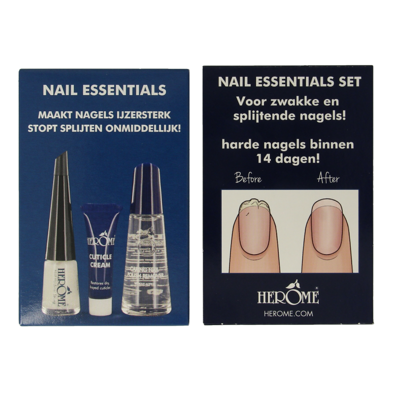 Herome Essentials set voor zwakke en splijtende nagels 1 Set