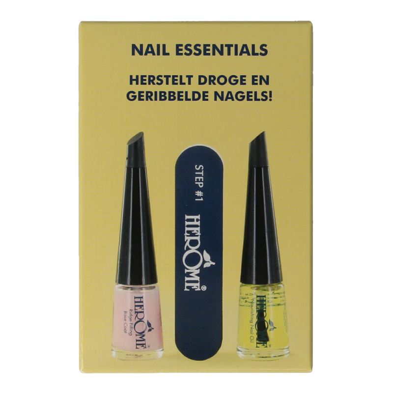 Herome Essentials set voor droge & geribbelde nagels 1 Set