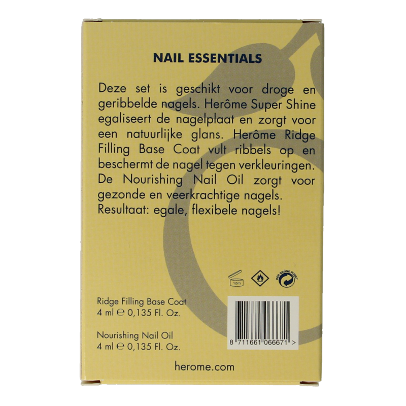 Herome Essentials set voor droge & geribbelde nagels 1 Set