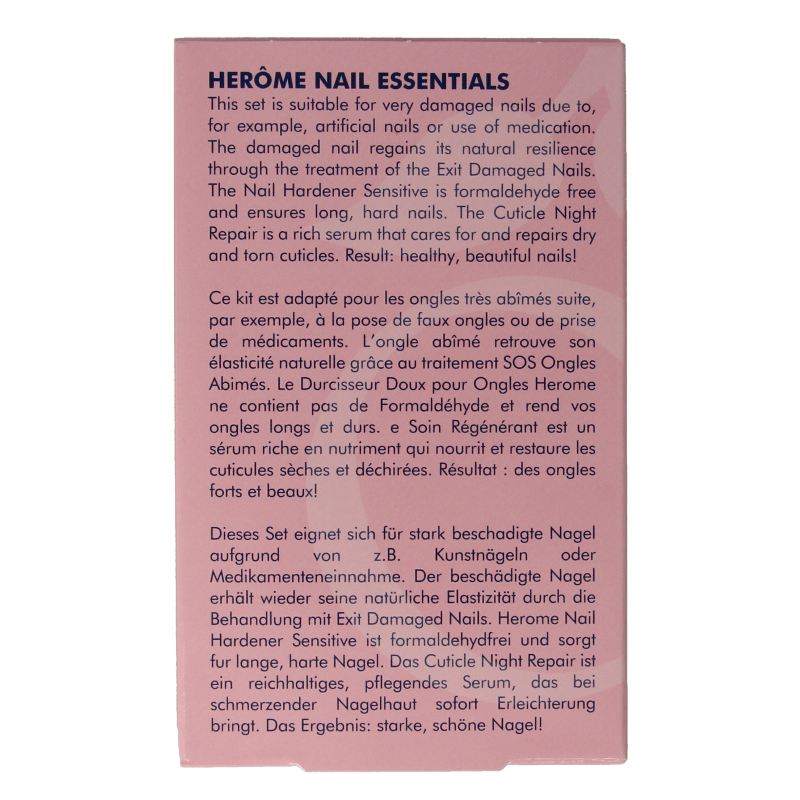 Herome Essentials set voor zeer beschadigde nagels 1 Set
