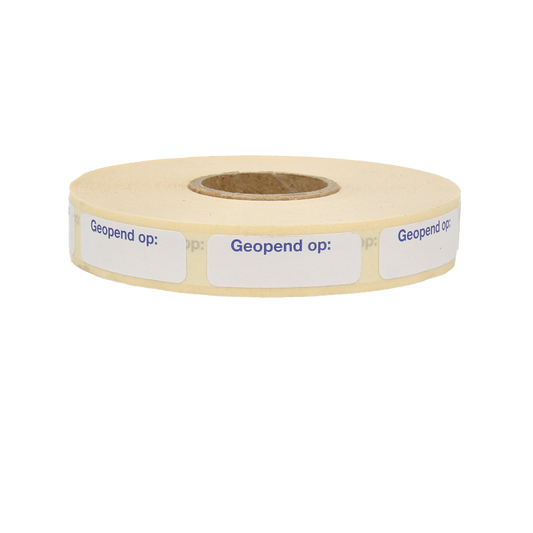 Blockland Etiket N49 geopend op 1000 Stuks