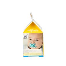 Difrax Fopspeen natural 0-6 maanden assorti  1 Stuks