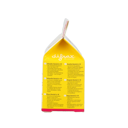 Difrax Fopspeen dental 6+ maanden met ring 1 Stuks