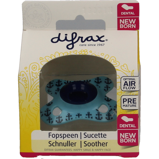 Difrax Fopspeen mini newborn dental 1.00 Stuks