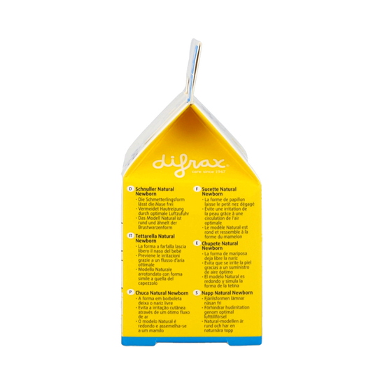 Difrax Fopspeen natural newborn  1 Stuks