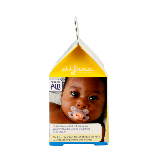 Difrax Fopspeen natural newborn  1.00 Stuks