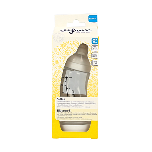Difrax S-fles klein assorti natural 1 Stuks