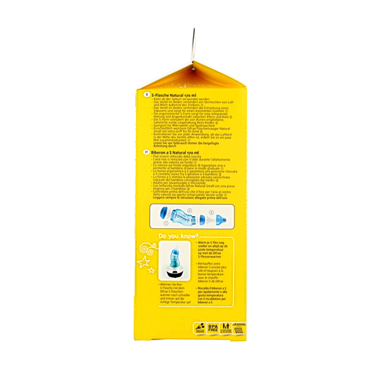 Difrax S-fles klein assorti natural 1 Stuks