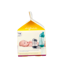 Difrax Flesspeen soft breed 1-2-3  2 Stuks