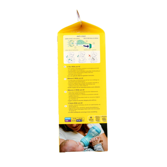 Difrax S-fles breed 310ml assorti 1.00 Stuks
