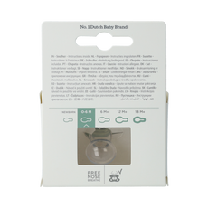 Difrax Fopspeen natural 0-6 meerdere kleuren 1.00 Stuks