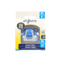 Difrax Fopspeen natural 6+ maanden nacht 1 Stuks