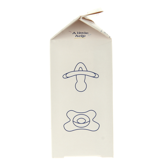 Difrax Siliconen fopspeen natural assorti 0-6 maanden  2 Stuks