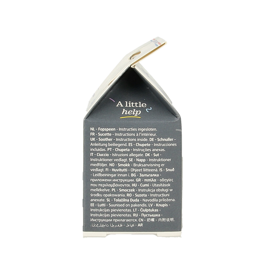 Difrax Fopspeen natural 12+ maanden ocean 1 Stuks