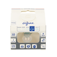 Difrax Fopspeen natural 12+ maanden ocean 1 Stuks