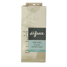 Difrax S-Fles natural creme 170ml 1 Stuks