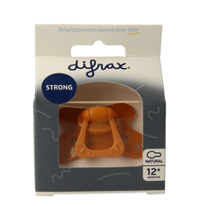 Difrax Fopspeen natural 12+ maanden assorti 1.00 Stuks