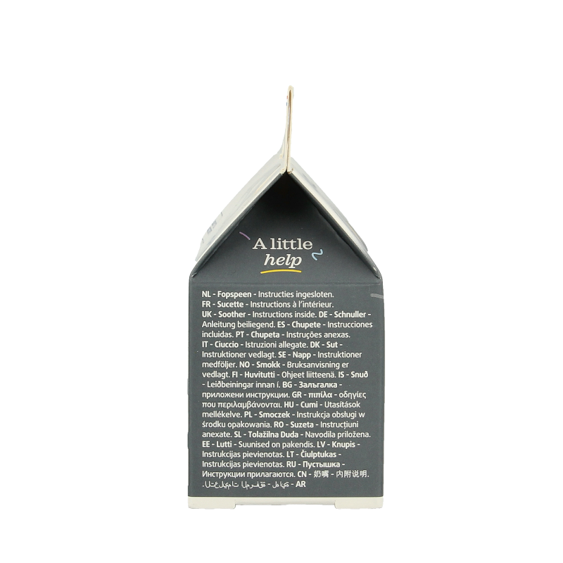 Difrax Fopspeen natural 6+ maanden assorti 1 Stuks