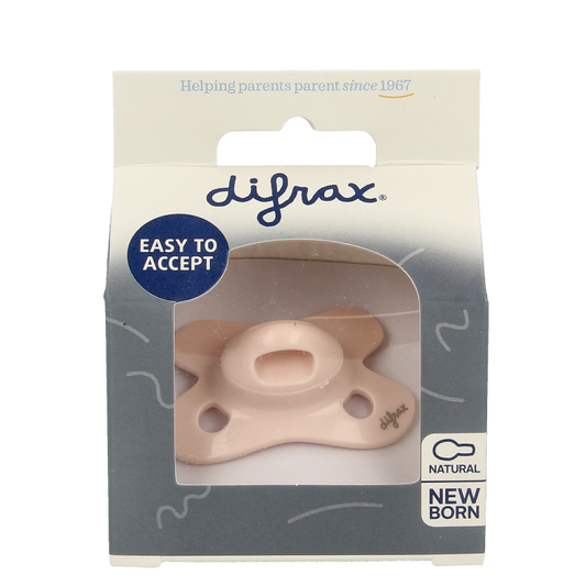 Difrax Fopspeen natural newborn assorti 1 Stuks
