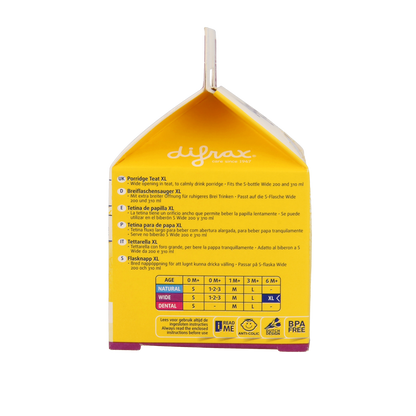 Difrax Papspeen XL 2.00 Stuks