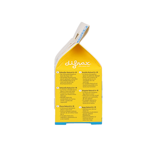 Difrax Fopspeen natural 6+ maanden Woezel & Pip 1 Stuks