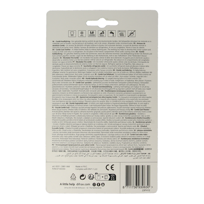 Difrax Natural koel bijtring assorti 1.00 Stuks